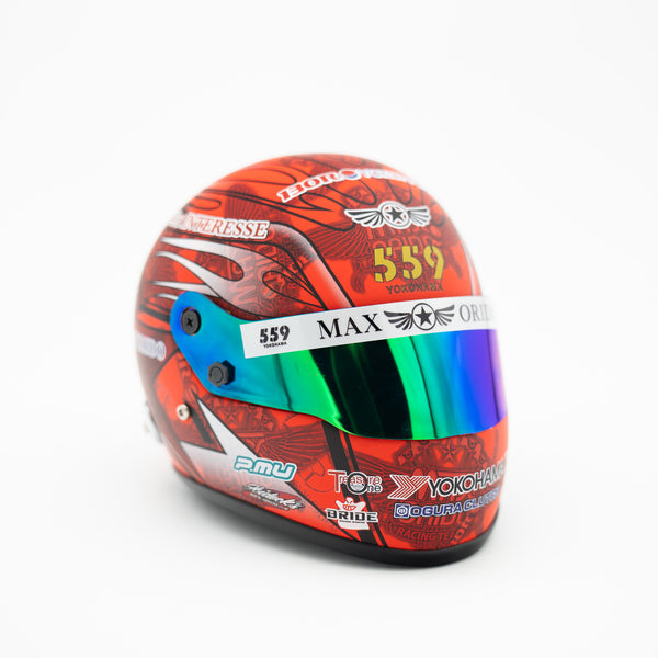 Max Orido Mini Helmet 1:2 Scale RED Edition 2025 (Carbon Fiber