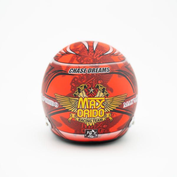 Max Orido Mini Helmet 1:2 Scale RED Edition 2025 (Carbon Fiber