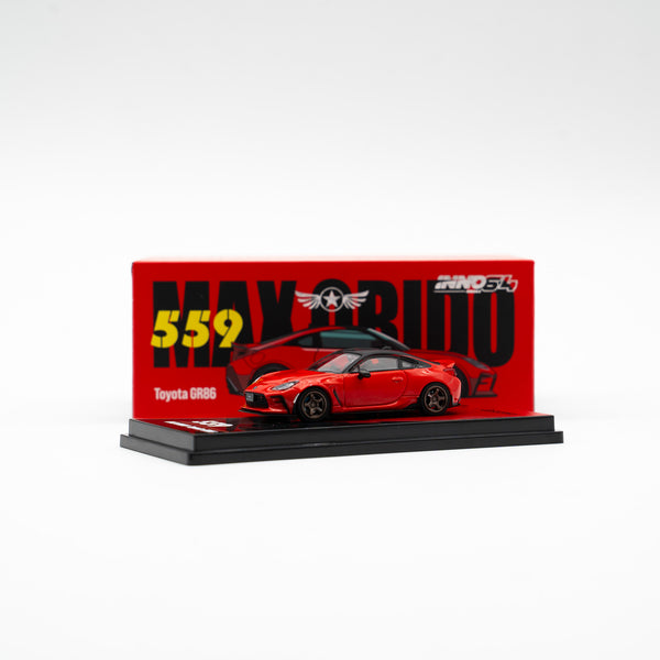 Max Orido x AlphaRex GR86 1:64 Diecast Model (RED) or LUCKY GOLD