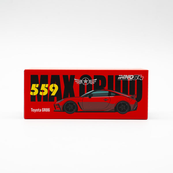 Max Orido x AlphaRex GR86 1:64 Diecast Model (RED) or LUCKY GOLD