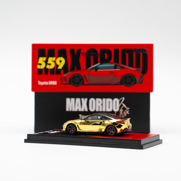 Max Orido x AlphaRex GR86 1:64 Diecast Model (RED) or LUCKY GOLD