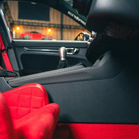 MAX ORIDO x Axis Parts Dry Carbon Shift Panel and Side Panel Cover Set — Civic FL RHD
