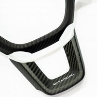 MAX ORIDO x Axis Parts Dry Carbon Steering Wheel Cover — Civic FL RHD