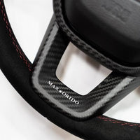 MAX ORIDO x Axis Parts Dry Carbon Steering Wheel Cover — Civic FL RHD