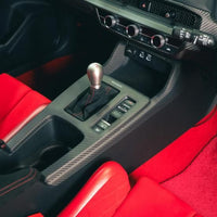 MAX ORIDO x Axis Parts Dry Carbon Shift Panel Cover — Single — Civic FL RHD