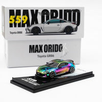 MAX ORIDO x AlphaRex GR86 1:64 Diecast Model — White / Rare Color