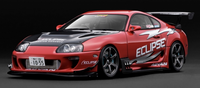 IGNITION MODEL 1:18 ECLIPSE Supra RZ JZA80 — Red — Signed