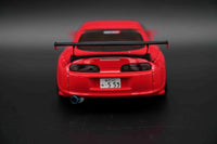 IGNITION MODEL 1:18 Toyota Supra ORIDO-STREET Ver. 2 — Red — Signed Box