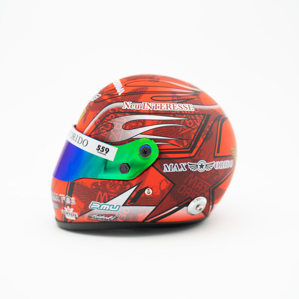 Max Orido Mini Helmet 1:2 Scale RED Edition 2025 (Carbon Fiber