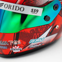 Max Orido Mini Helmet 1:2 Scale RED Edition 2025 (Carbon Fiber)