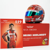 Max Orido Mini Helmet 1:2 Scale RED Edition 2025 (Carbon Fiber)