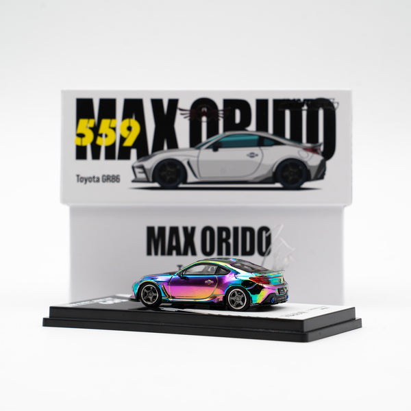 GR-VW02 GRANRODEO VISUAL WORKS VOL.02未開封 Max Orido x AlphaRex GR86 1:64 Diecast Model (WHITE) or LUCKY