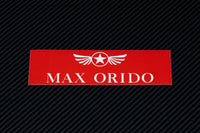 MAXORIDO BUMPER STICKER (RED)