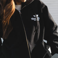 MAX ORIDO essential zip up hoodie