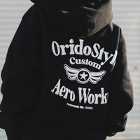 MAX ORIDO essential zip up hoodie